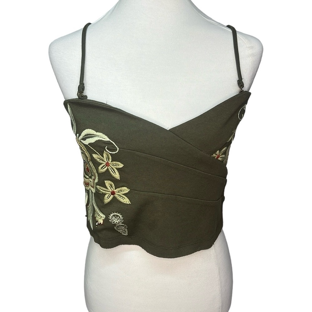 Umgee Embroidered Flowers Blouse